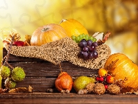Jesieni, Owoce, Kompozycja