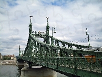 Rzeka, Węgry, Budapeszt, Most