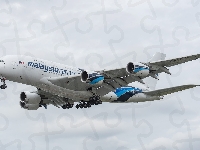 Linie lotnicze, Samolot pasażerski, Airbus A380, Malaysia Airlines