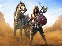 Dodatek, Koń, Assassins Creed Origins Roman Centurion Pack, DLC, Bayek