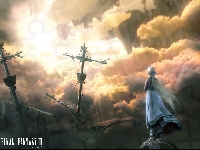 Żaglowce, Final Fantasy III, Kobieta, Chmury