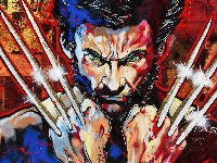 X-Men Geneza Wolverine, Logan, Hugh Jackman, Postać, Film, Grafika, Aktor