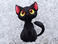 Czarny, Grafika 2D, Kot
