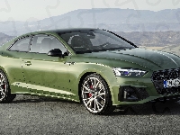 Audi A5, Zielone, Coupe