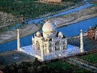 Agra, Taj, Mahal, Indie