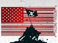 flaga, Amerykańska, żołnierze