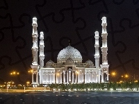 Oświetlony, Astana, Meczet