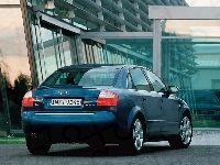 Sedan, Audi A4, Niebieski