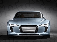 Audi e-Tron, Przód, Światła
