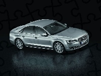 Audi A8 D4, Srebrne, Profil
