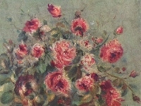 Auguste Renoir, Obraz, Róże