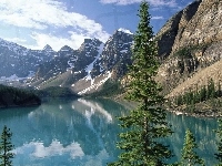 Banff, Góry, Jezioro, Kanada