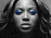 Niebieski, Beyonce, Makijaż