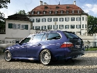 BMW 5, Dom, Granatowy, Kombi, E60
