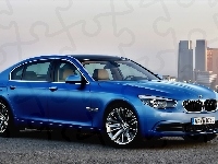 BMW 7, Niebieskie, F01