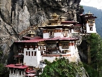 Buddyjska, Paro Taktsang, Bhutan, Himalaje, Świątynia