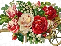 Różnych, Bukiet, Kwiatów