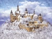 Burg Hohenzollern, Zima, Zamek, Niemcy