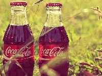 Butelki, Dwie, Coca Coli
