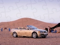 Cabrio, BMW, E46, Pustynia