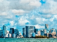 Drapacze Chmur, Miami, Stany Zjednoczone, Zdjęcie Miasta