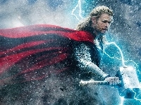 Chris Hemsworth, Thor, Mroczny Świat, Piorun