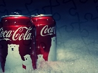 Cola, Puszki, Coca, Śnieg