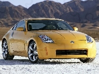 Żółty, Nissan 350Z Coupe, Góry