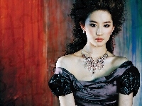 Czarna, Liu Yifei, Sukienka