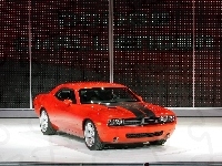 Dodge Challenger, Czerwony, Coupe
