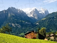 Góry, Domy, Szwajcaria