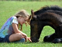 Koń, Dziewczynka, Przyjaźń
