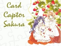 dziewczyny, Cardcaptor Sakura, truskawka, napisy
