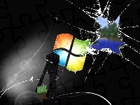 Dziura, Logo, Minecraft, Enderman, Windows