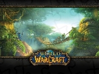 dżungla, World Of Warcraft, most, fantasy