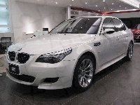 E60, Biały, BMW 5, Salon