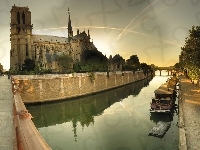 Europa, Katedra, Notre Dame, Paryż