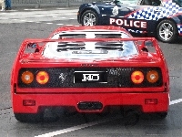 Police, Ferrari F 40, Logo