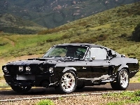 Czarny, Ford Mustang