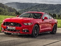 Ford Mustang, Czerwony, 2015