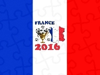 Francji, Flaga, Euro 2016