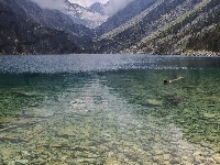 Jezioro, Góry, Kamienie