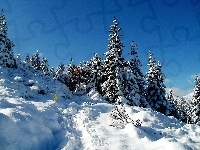 Zima, Góry, Tatry