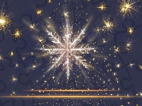 Śnieżynka, Płatek, Śniegu, Grafika