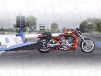 Drag, Harley Davidson Screamin Eagle V-Rod, Race