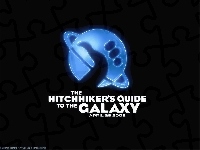 napis, Hitchhikers Guide To The Galaxy, kciuk