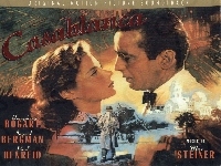 Humphrey Bogart, obrazek, Casablanca, Ingrid Bergman