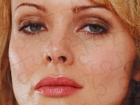 Izabella Scorupco, twarz, makijaż