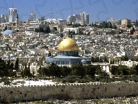 Miasto, Izrael, Jerozolima, Meczet na skale