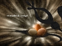 Wielkanoc, Jajeczka, Życzenia